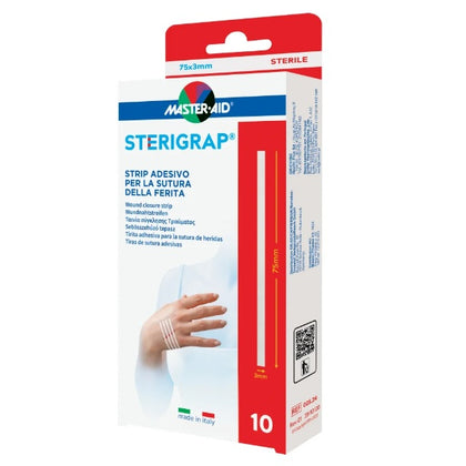 Master Aid Sterigrap Strip Adesivo Per Sutura 10 Pezzi