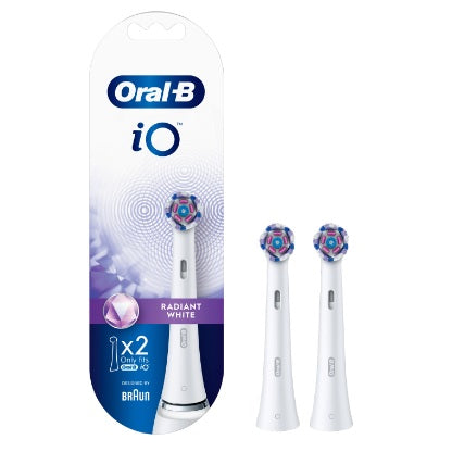 Oralb iO Testina Di Ricambio Radiant White 2 Pezzi