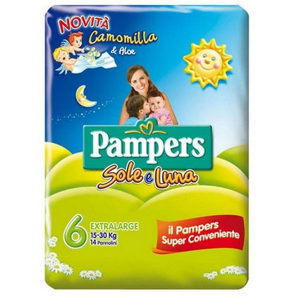 Pampers Sole&luna Flash Xl 14p