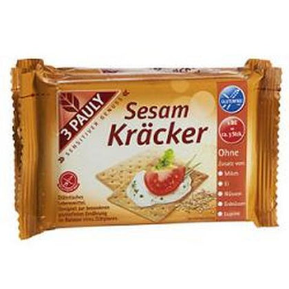 3pauly Crackers Sesamo 3x50g