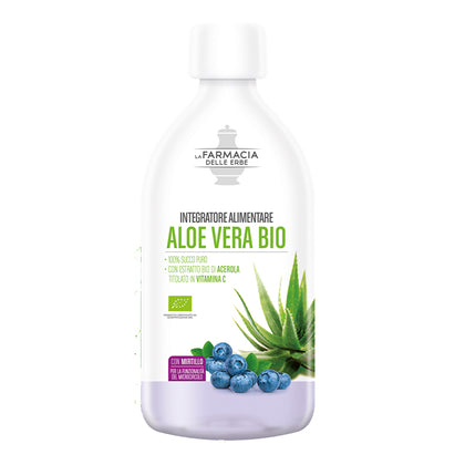 Farmacia Delle Erbe Aloe Vera Bio Con Mirtillo 500ml