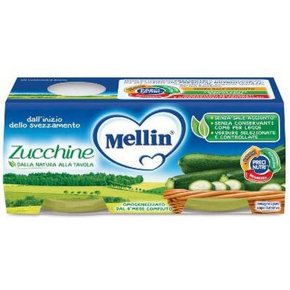 Mellin Omogeneizzato Zucchine 2x80g