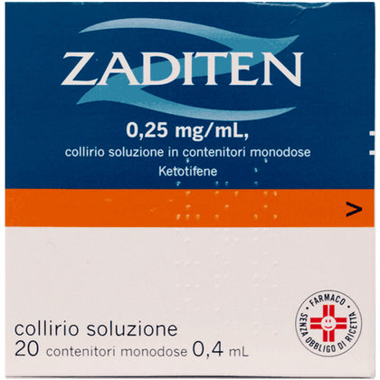 Zaditen Coll20 Flacone 0,4ml0,25mg/m