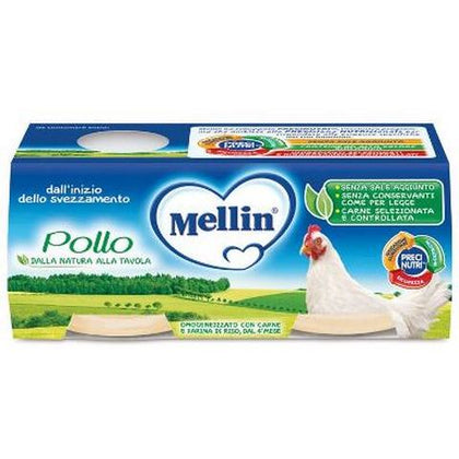 Mellin Omogeneizzato Pollo 2x80g