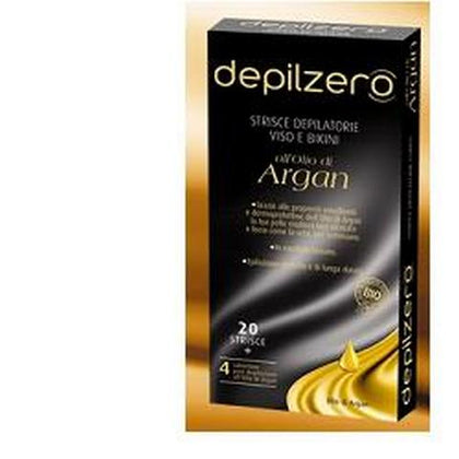 Depilzero Argan Strisce Vi/bik20 Pezzi