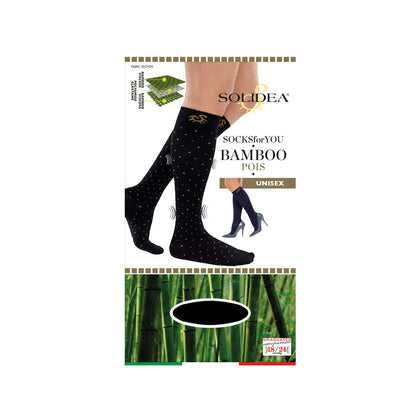 Solidea Socks For You Bamboo Pois Nero Taglia M