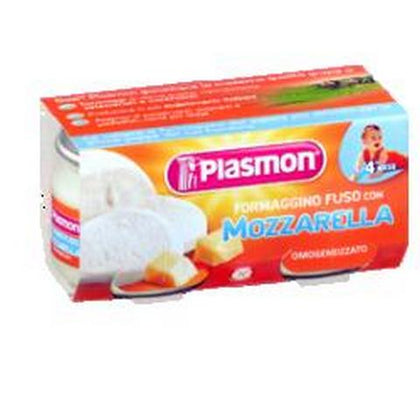Plasmon Omogeneizzato Mozzarella80gx2 Pezzi