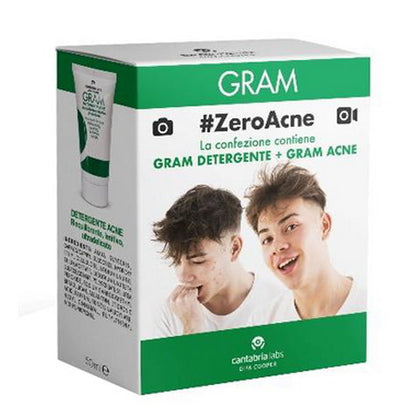 Gram Zeroacne Detergente 50ml+cr 50ml