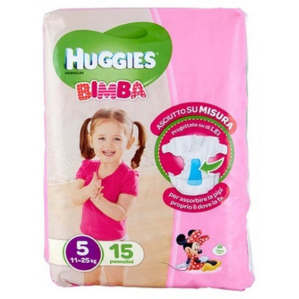 Huggies Base Girl 5 15 Pezzi