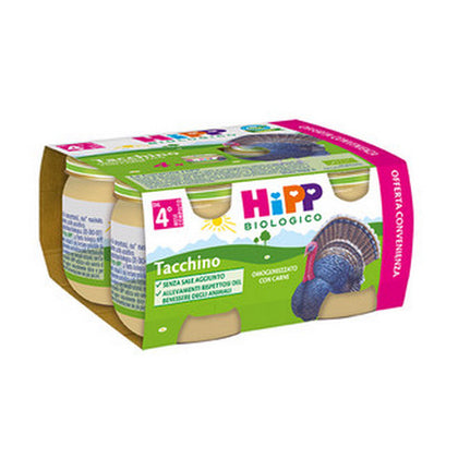 Hipp Bio Omogeneizzato Tacchino 4x80g